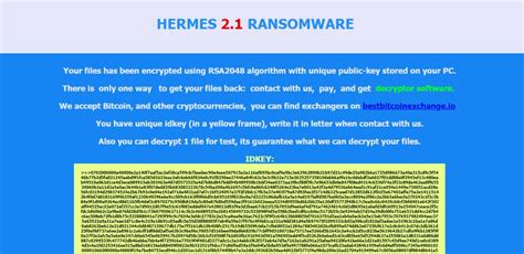 how to remove hermes 2.1 ransomware